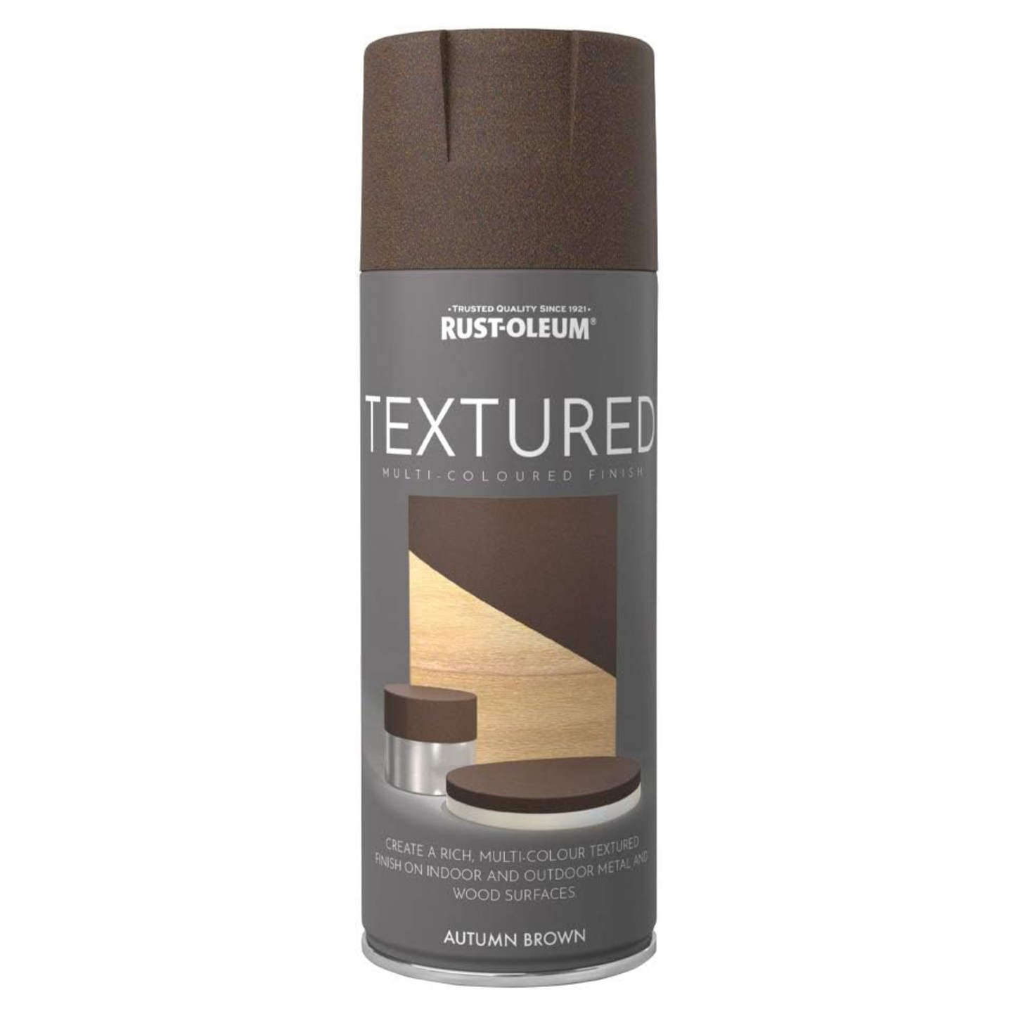 Rust-Oleum Textured Autumn Brown - 400ml