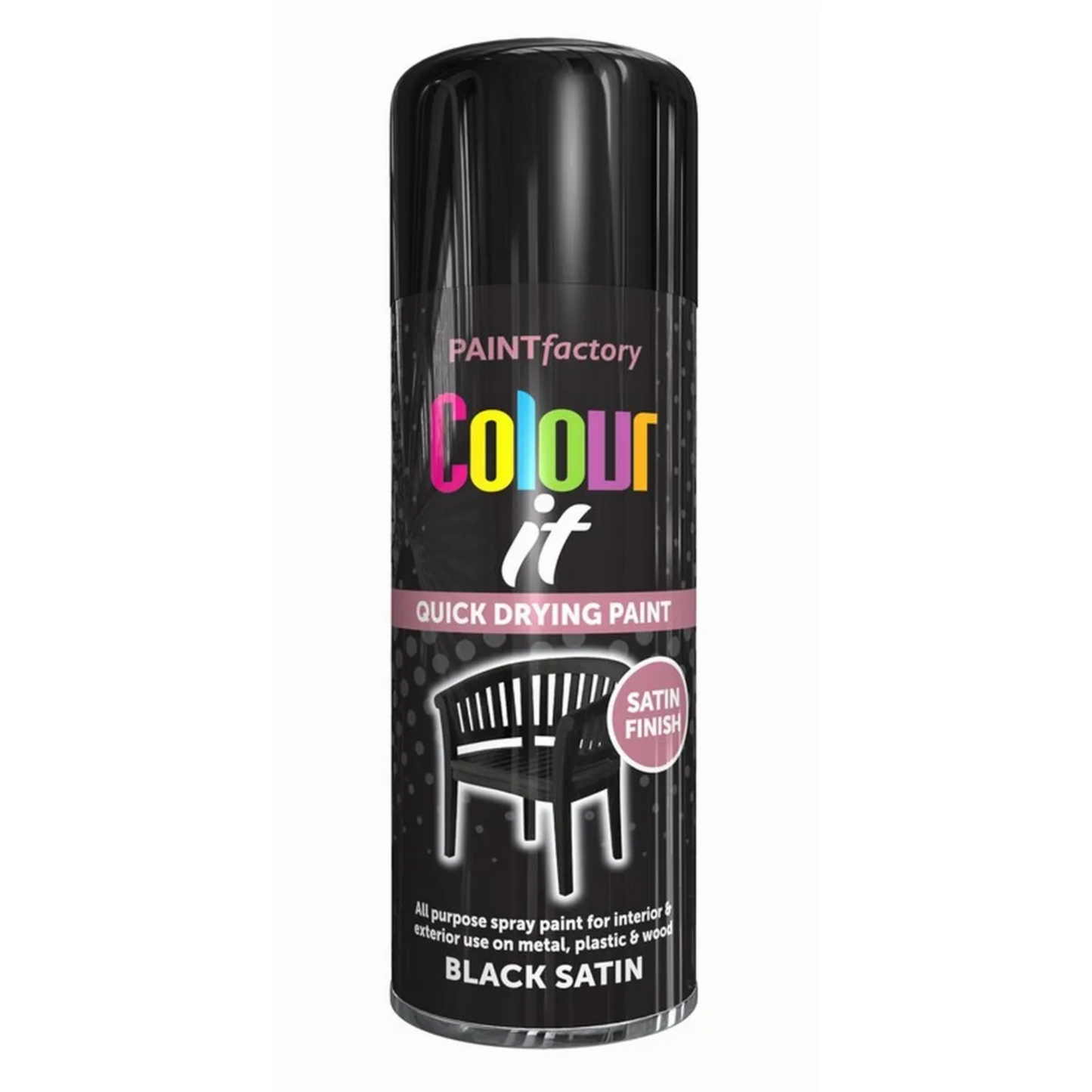 Colour It - Black Satin