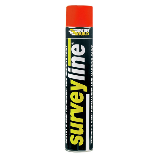 Everbuild Line Marking Spray Red 750ml