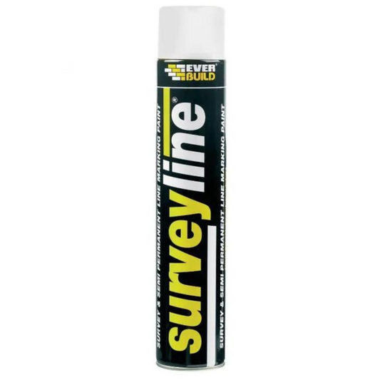 Everbuild Line Marking Spray White 750ml