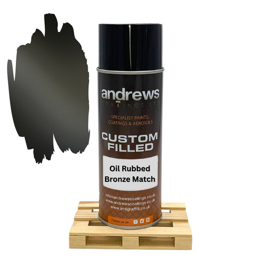 Andrews Custom Filled Aerosol - Oil Rubbed Bronze Match