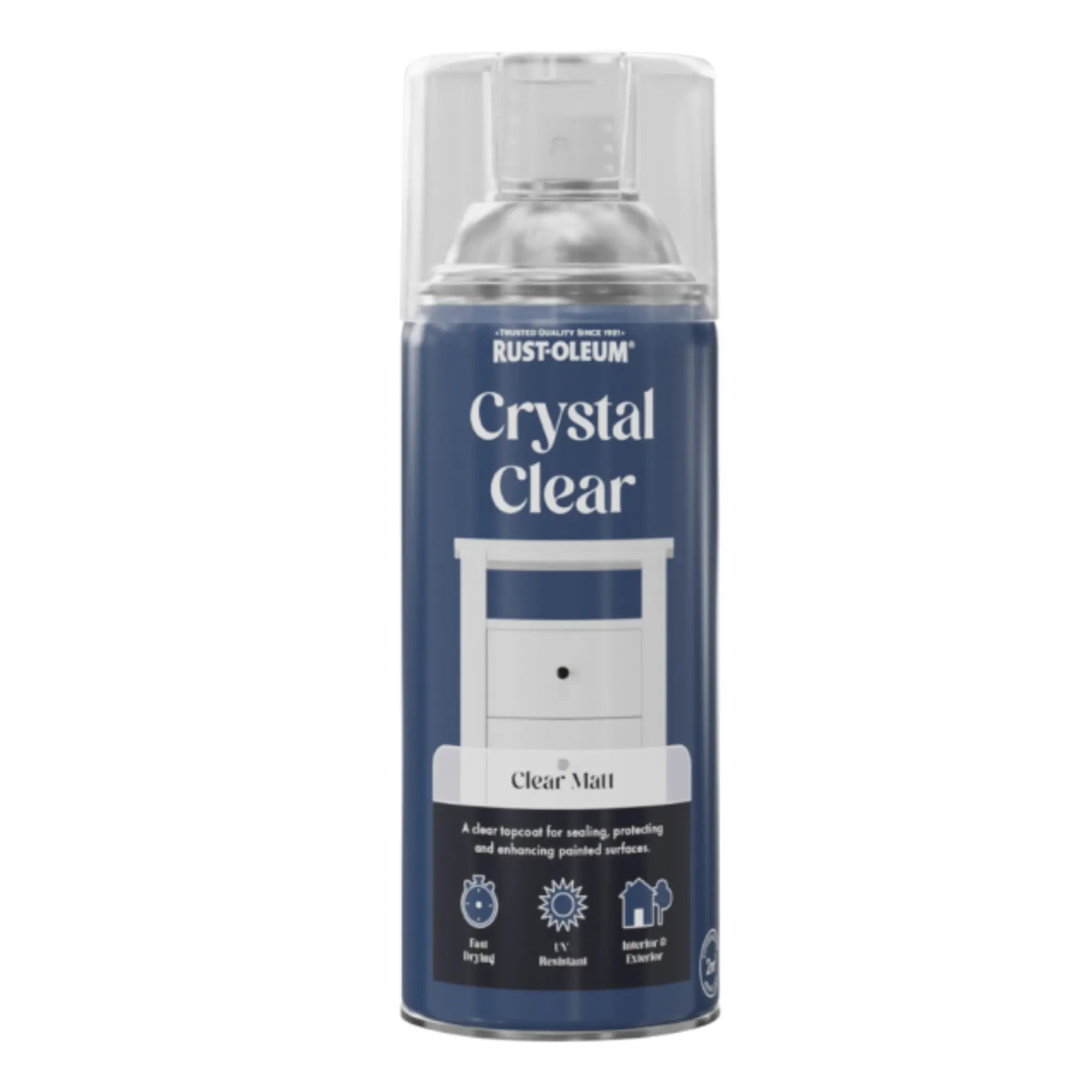 Rust-Oleum Crystal Clear Matt 400ml – Andrews Aerosols