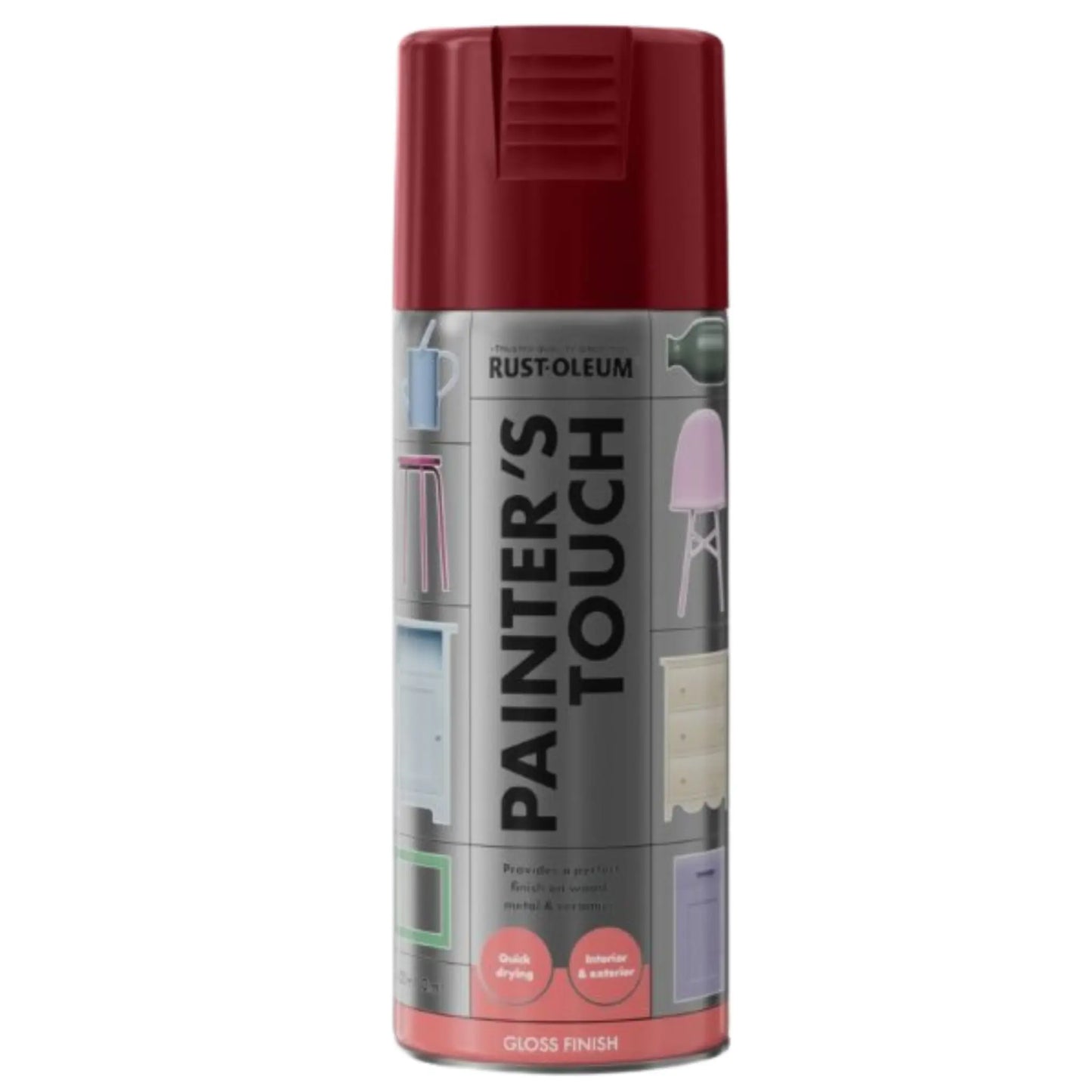 Rust-Oleum Painter's Touch spray paint can on a white background