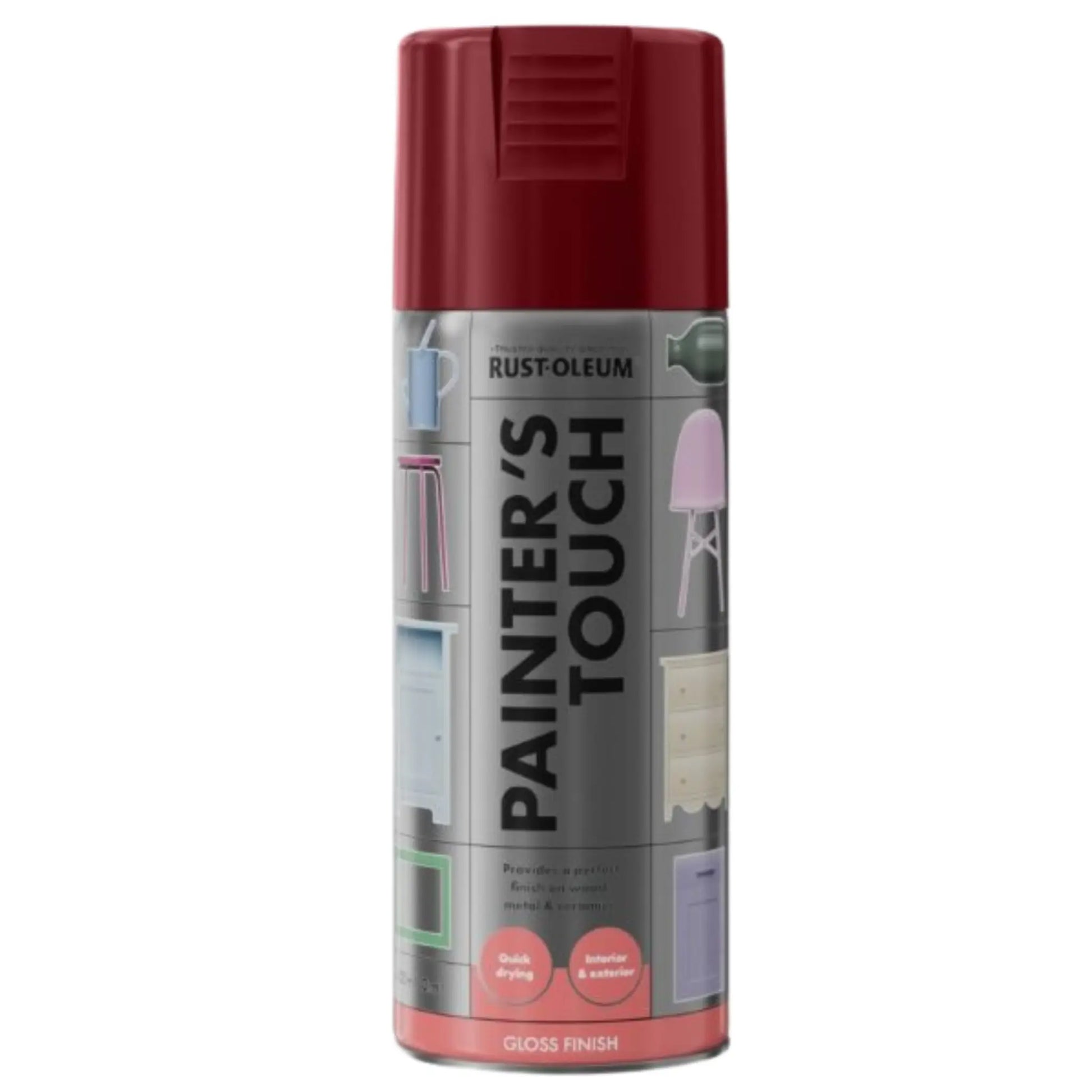 Rust-Oleum Painter's Touch spray paint can on a white background