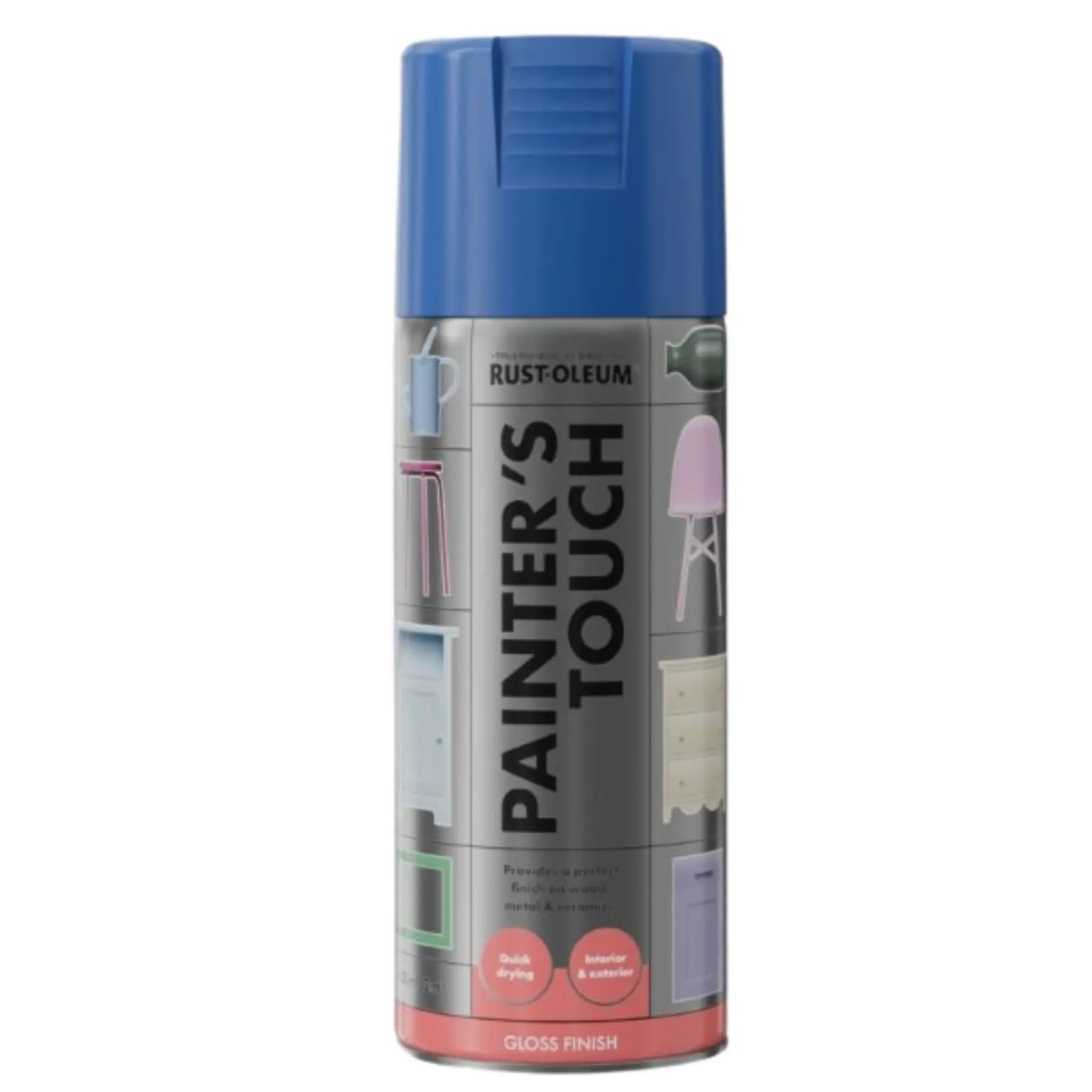 Rust-Oleum Painters Touch Brilliant Blue on a white background