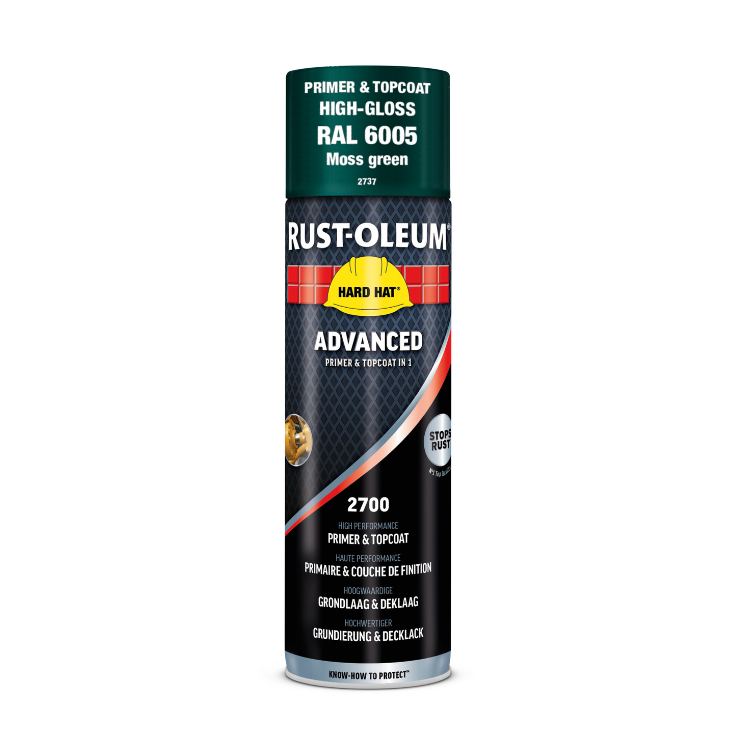Rust-Oleum 2737 Hard Hat Advanced Ral 6005 Gloss - 500ml