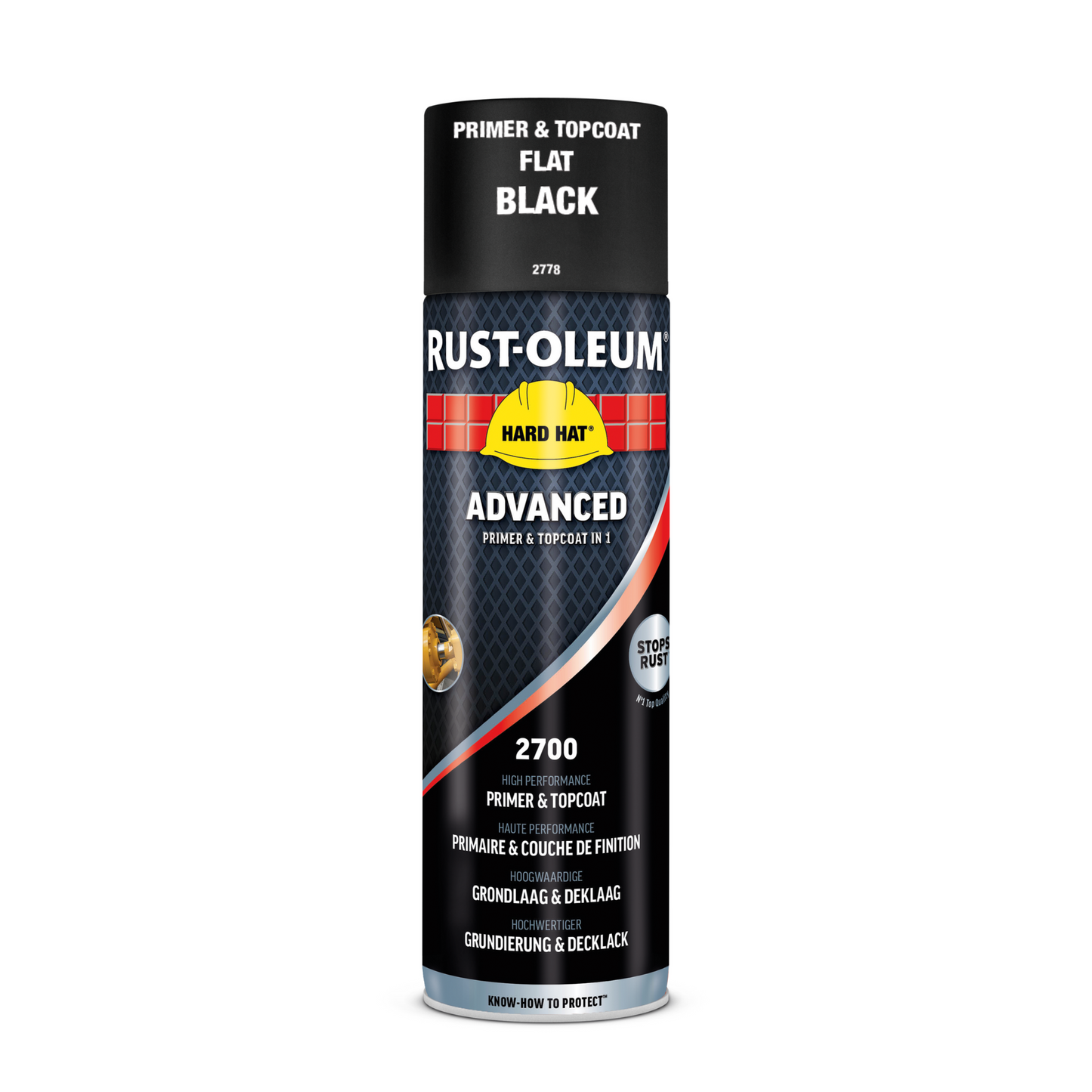 Rust-Oleum 2778 Hard Hat Advanced Ral 9005 Flat - 500ml