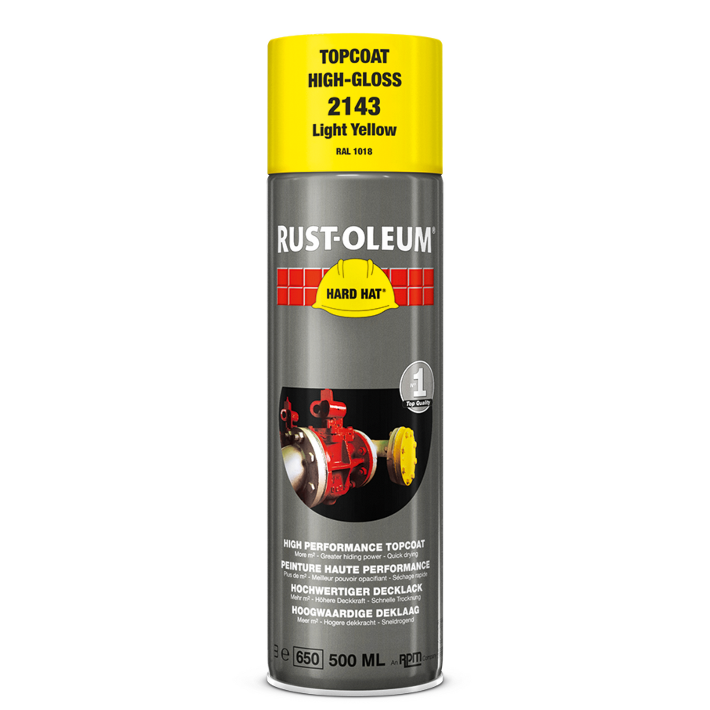 Rust-Oleum Hard Hat 2143 - Light Yellow