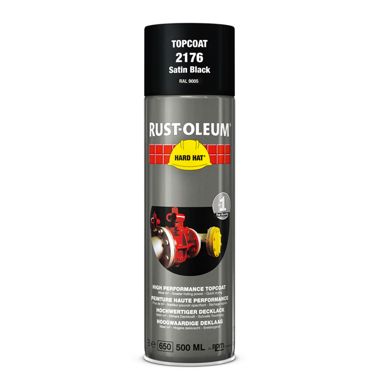 Rust-Oleum Hard Hat 2176 - Satin Black