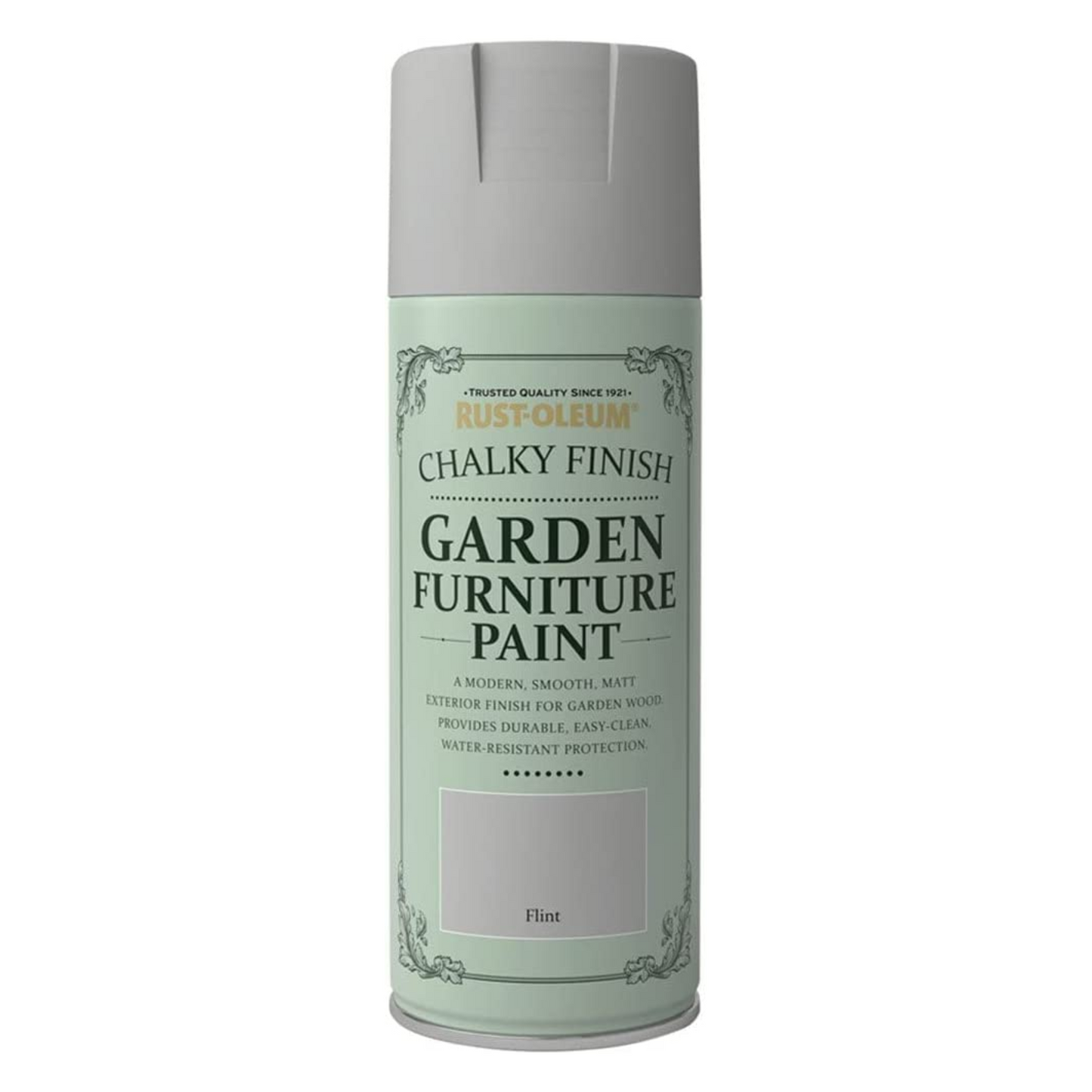 Rust-Oleum Chalky Garden Furniture Spray Paint - Flint - 400ml