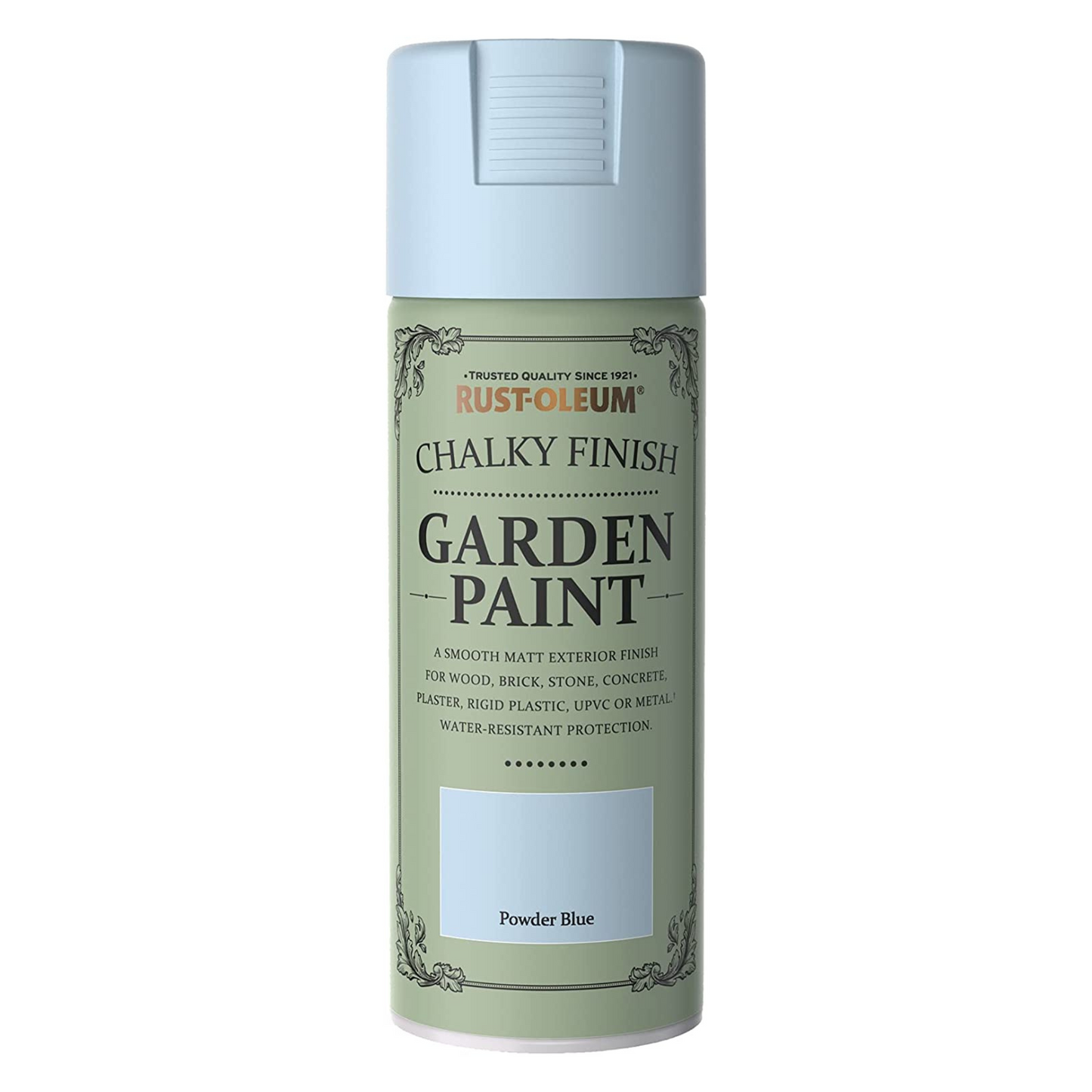 Rust-Oleum Chalky Garden Furniture Spray Paint - Powder Blue - 400ml