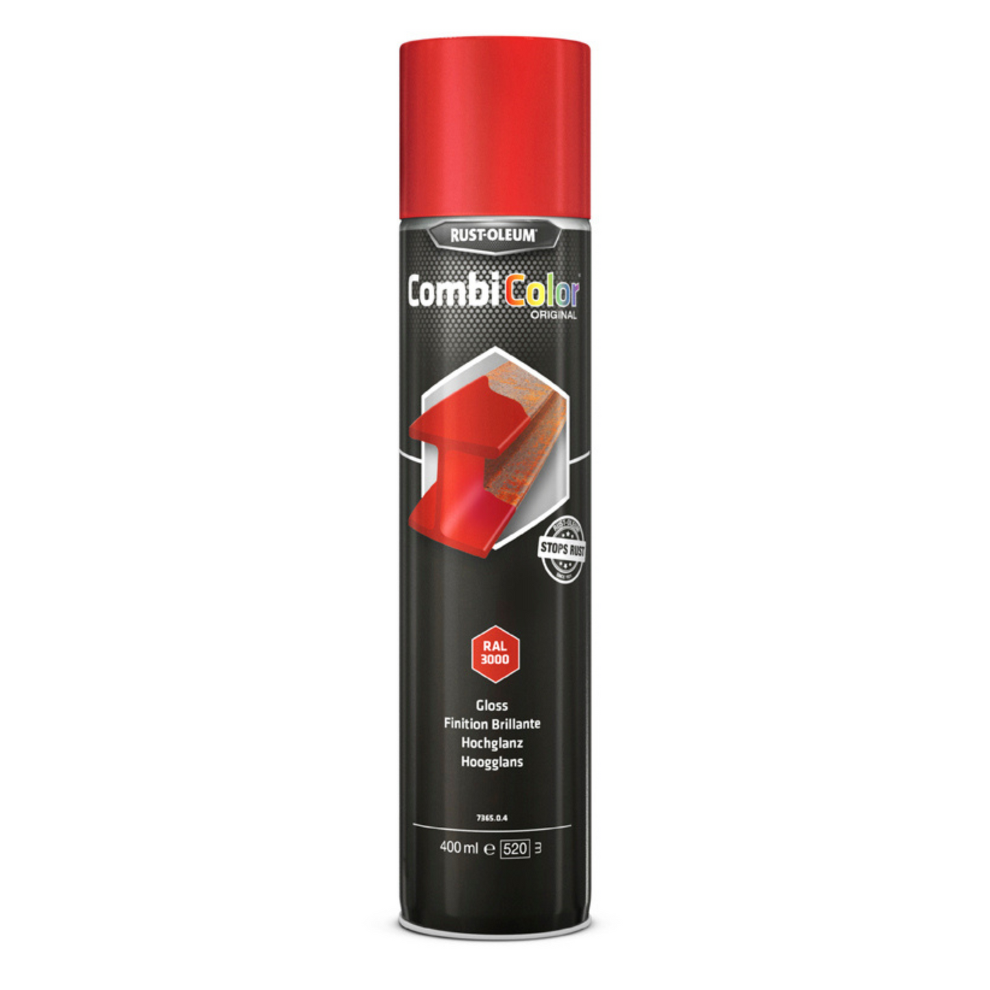 Rustoleum combi colour bright red