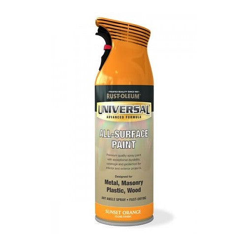 Rustoleum universal gloss sunset orange