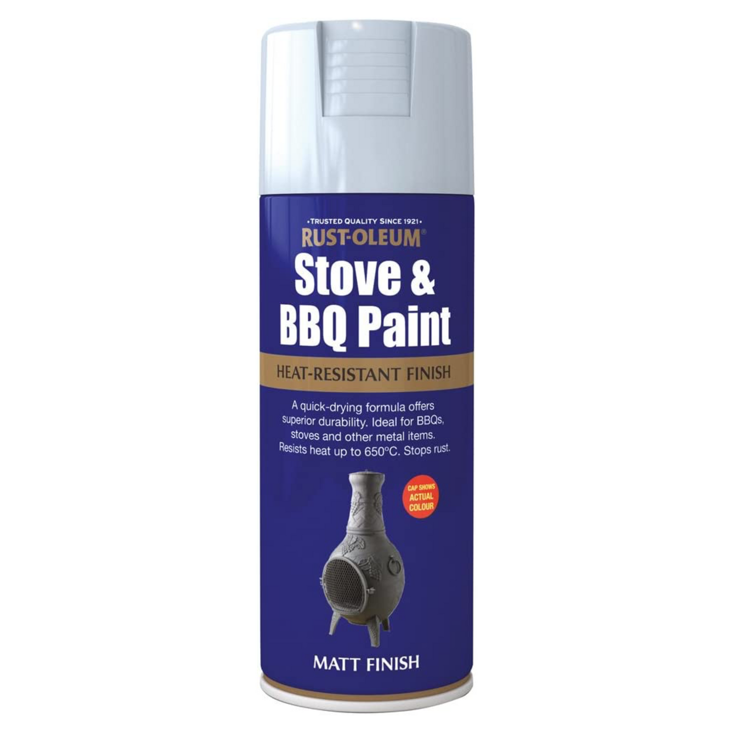 Rustoleum stove & bbq spray matt silver