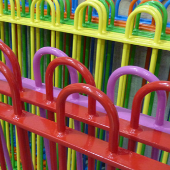 Metal frames in a range of bright coating colours