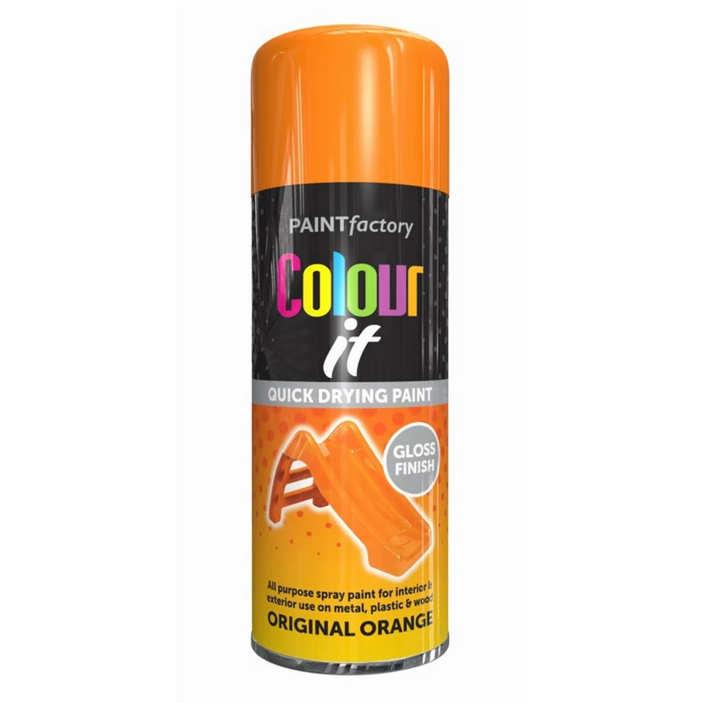 Colour It Spray Original Orange Gloss - 400ml