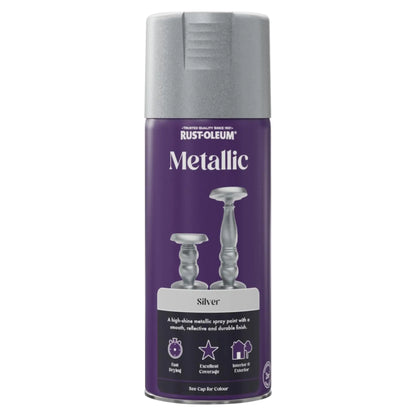 Rust-Oleum Metallic Elegant Silver - 400ml