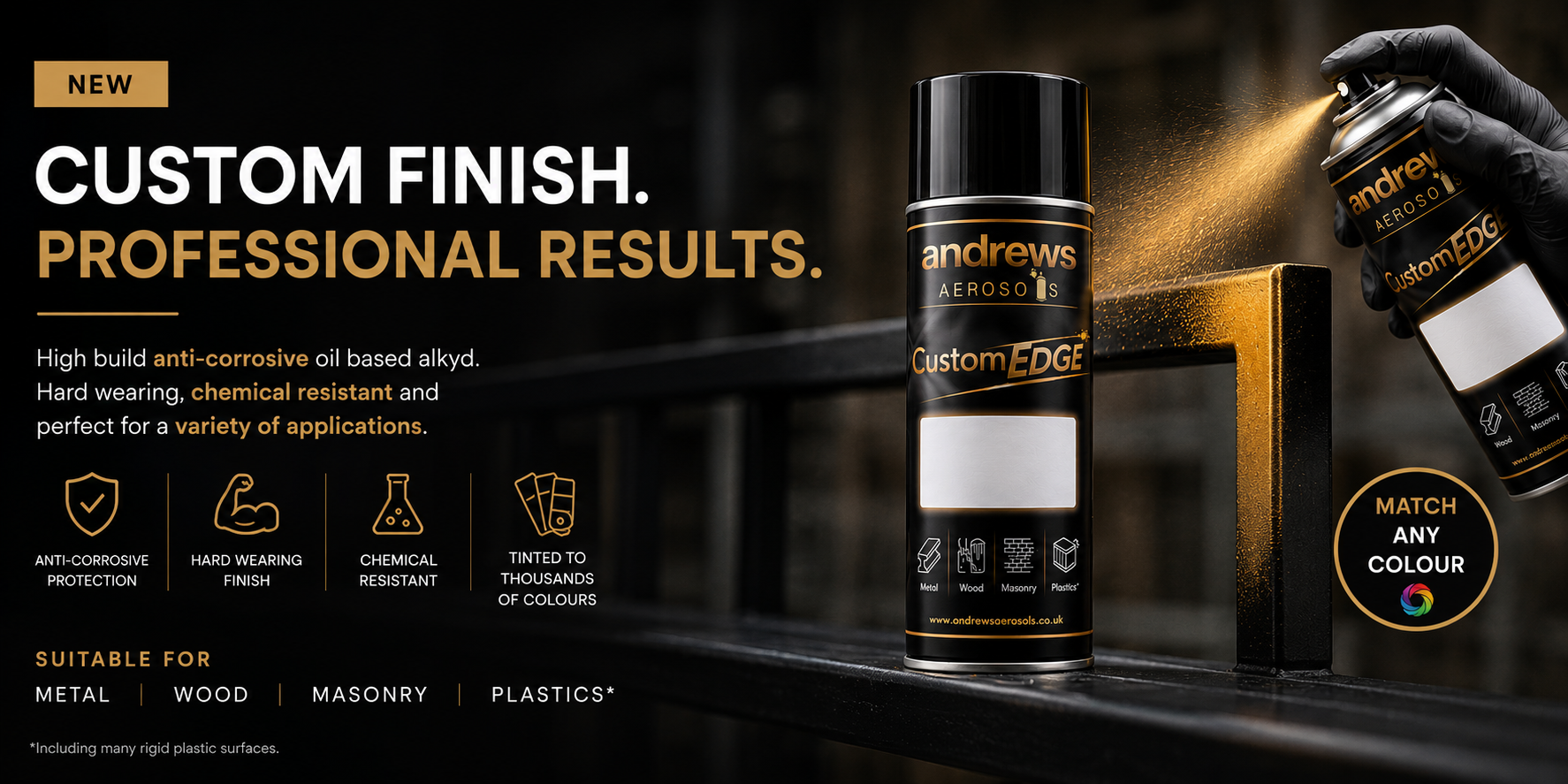 Andrews Custom Edge Aerosol Hero Banner 