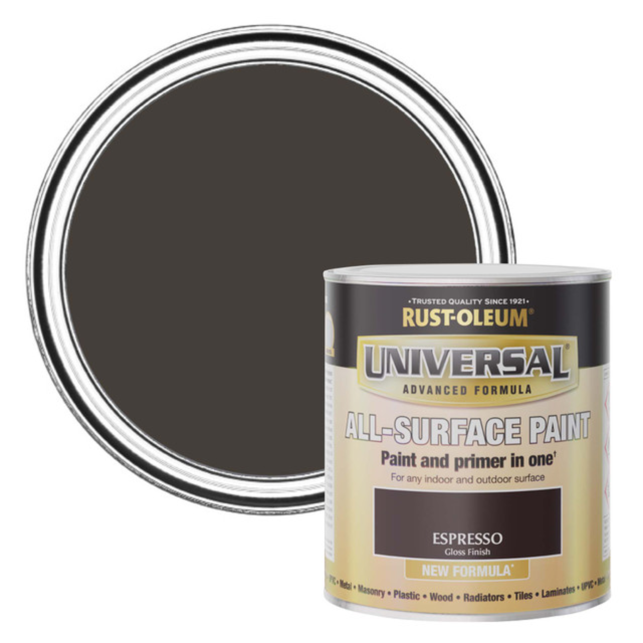 Rust-Oleum Universal All-Surface - Espresso Gloss - 750ml – Andrews ...