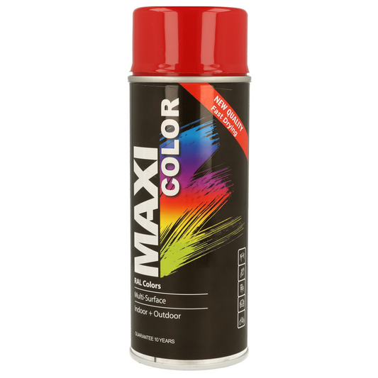 MaxiColor Spray Gloss Carmine Red RAL 3002 - 400ml