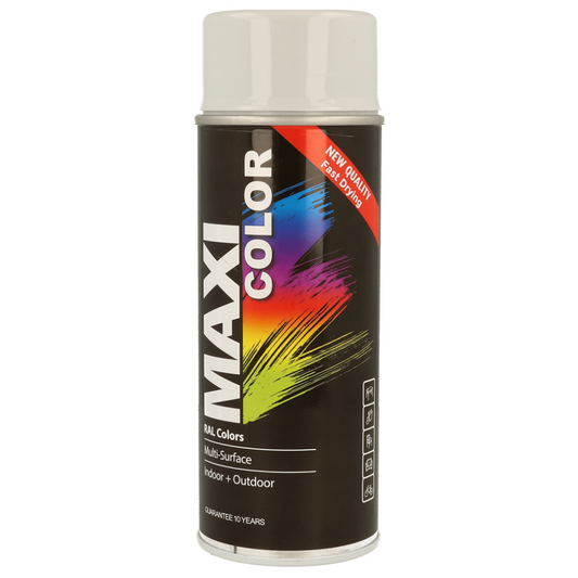 MaxiColor Spray Gloss Light Grey RAL 7035 - 400ml