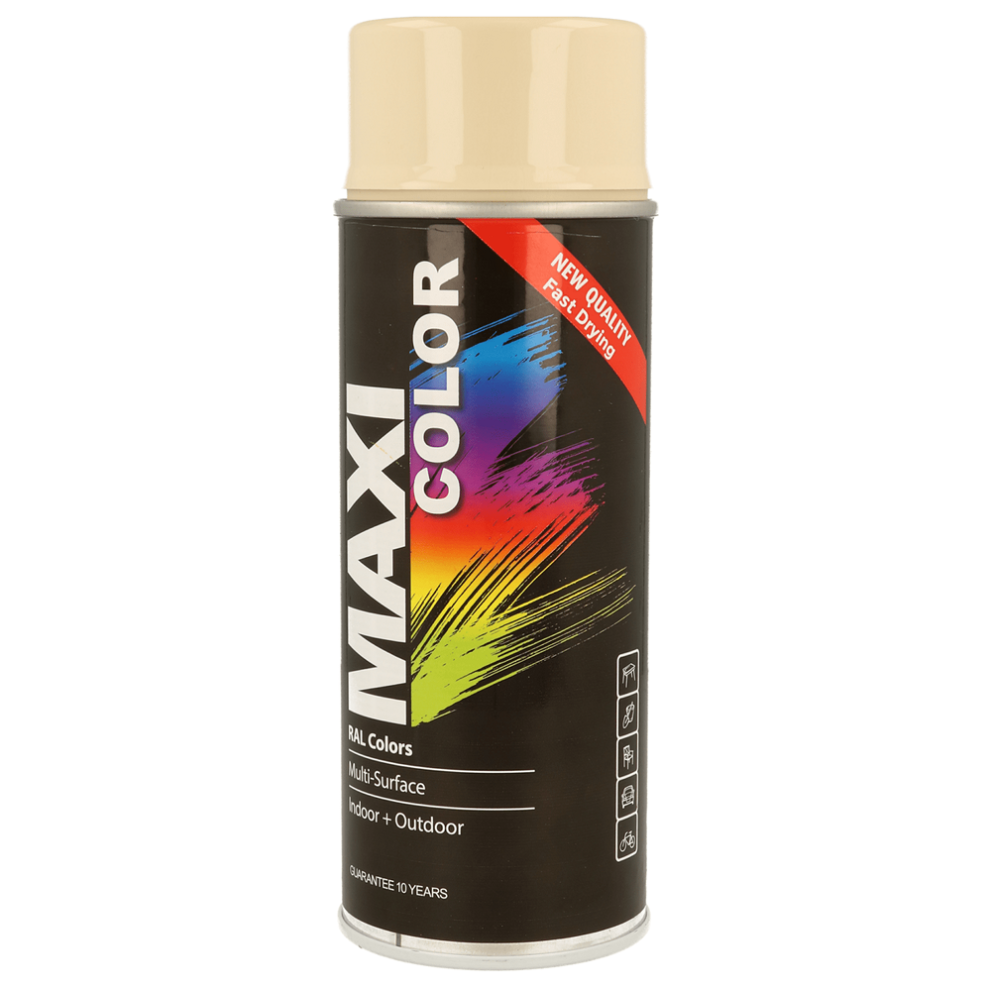 MaxiColor Spray Gloss Light Ivory RAL 1015 - 400ml