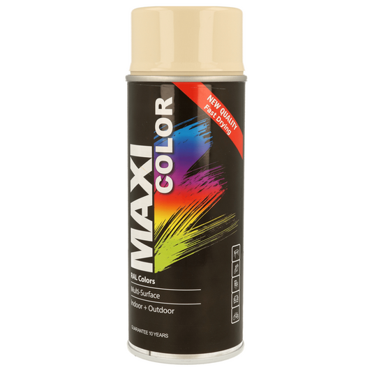MaxiColor Spray Gloss Light Ivory RAL 1015 - 400ml
