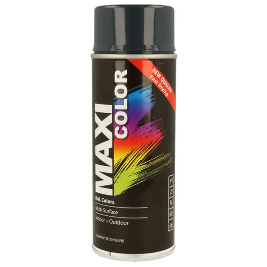 MaxiColor Spray Gloss Anthratice Grey RAL 7016 - 400ml