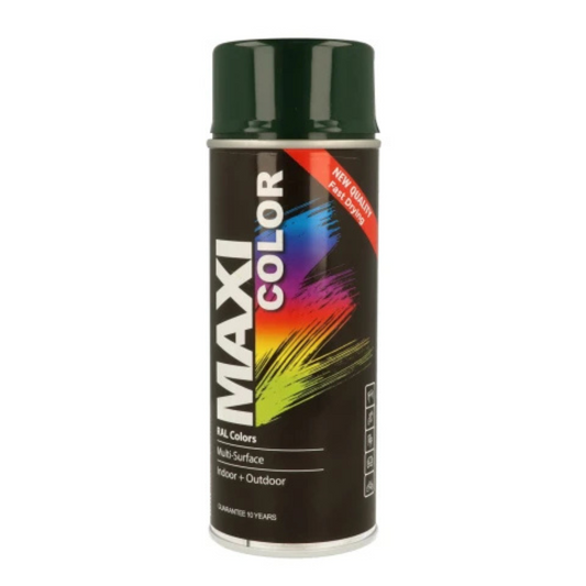 MaxiColor Spray Gloss Fir Green RAL 6009 - 400ml