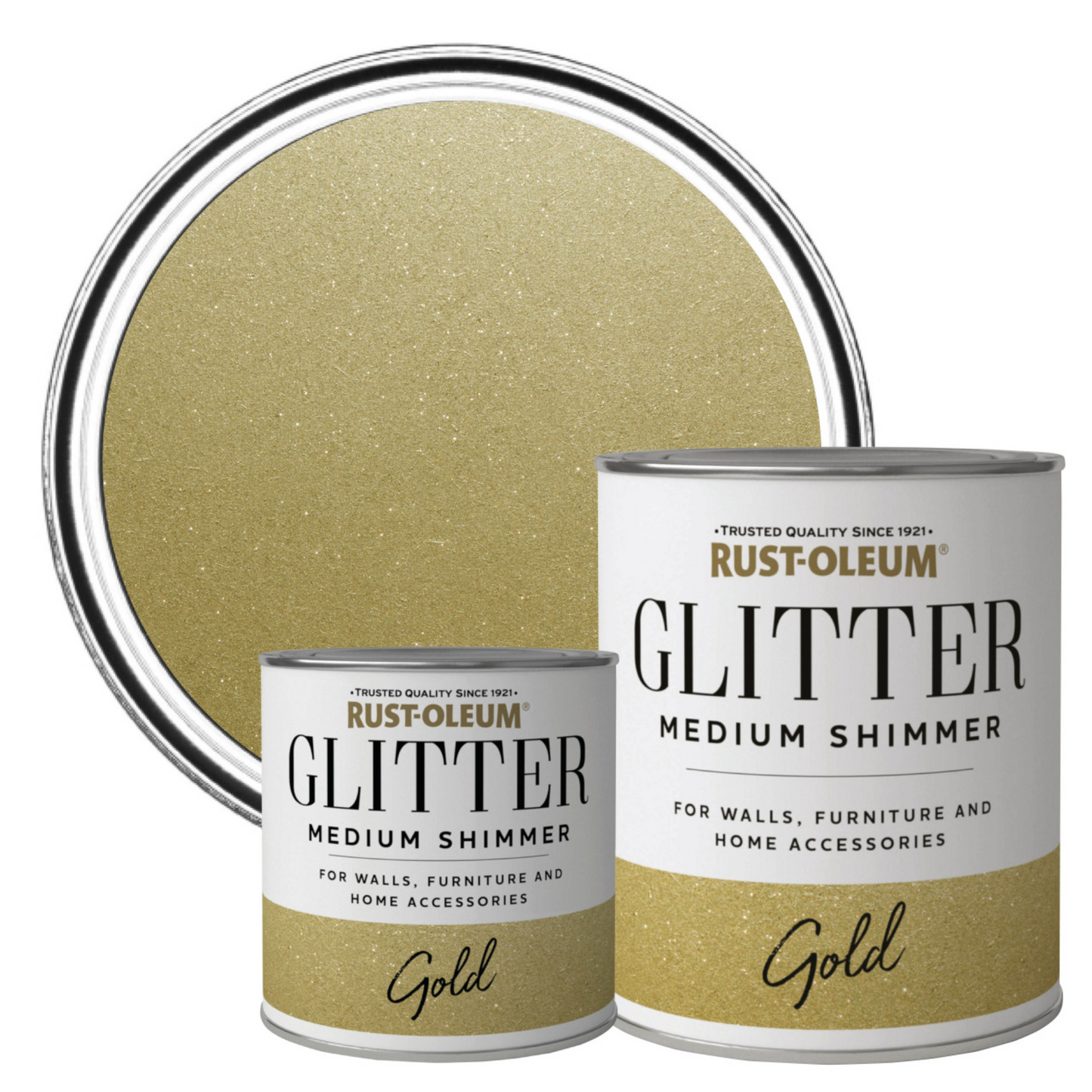 Rust-Oleum Medium Shimmer Gold - 750ml