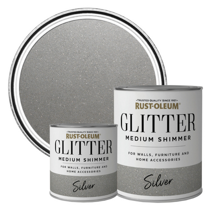 Rust-Oleum Medium Shimmer Silver - 750ml