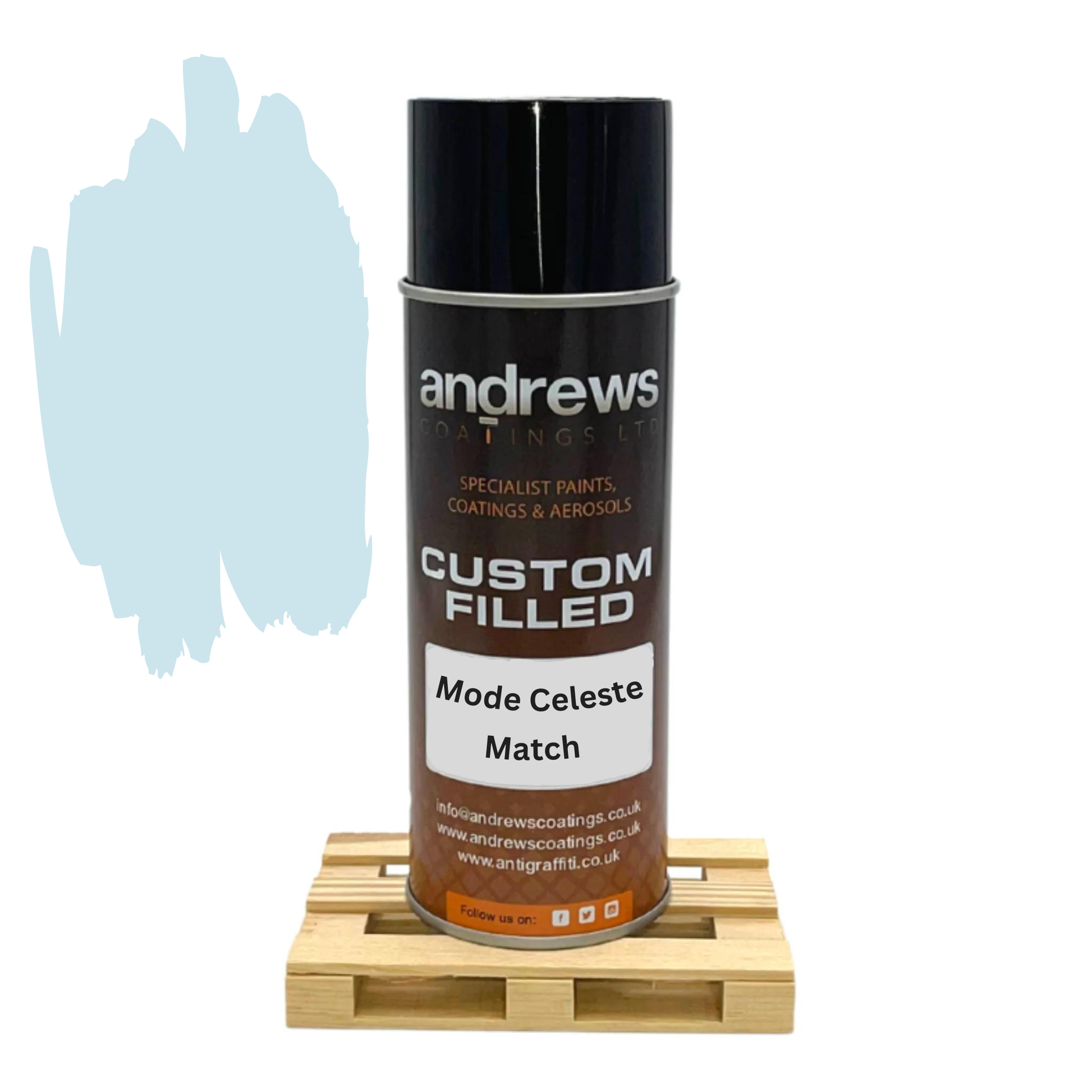 Andrews Custom Filled Aerosol - Mode Celeste Match