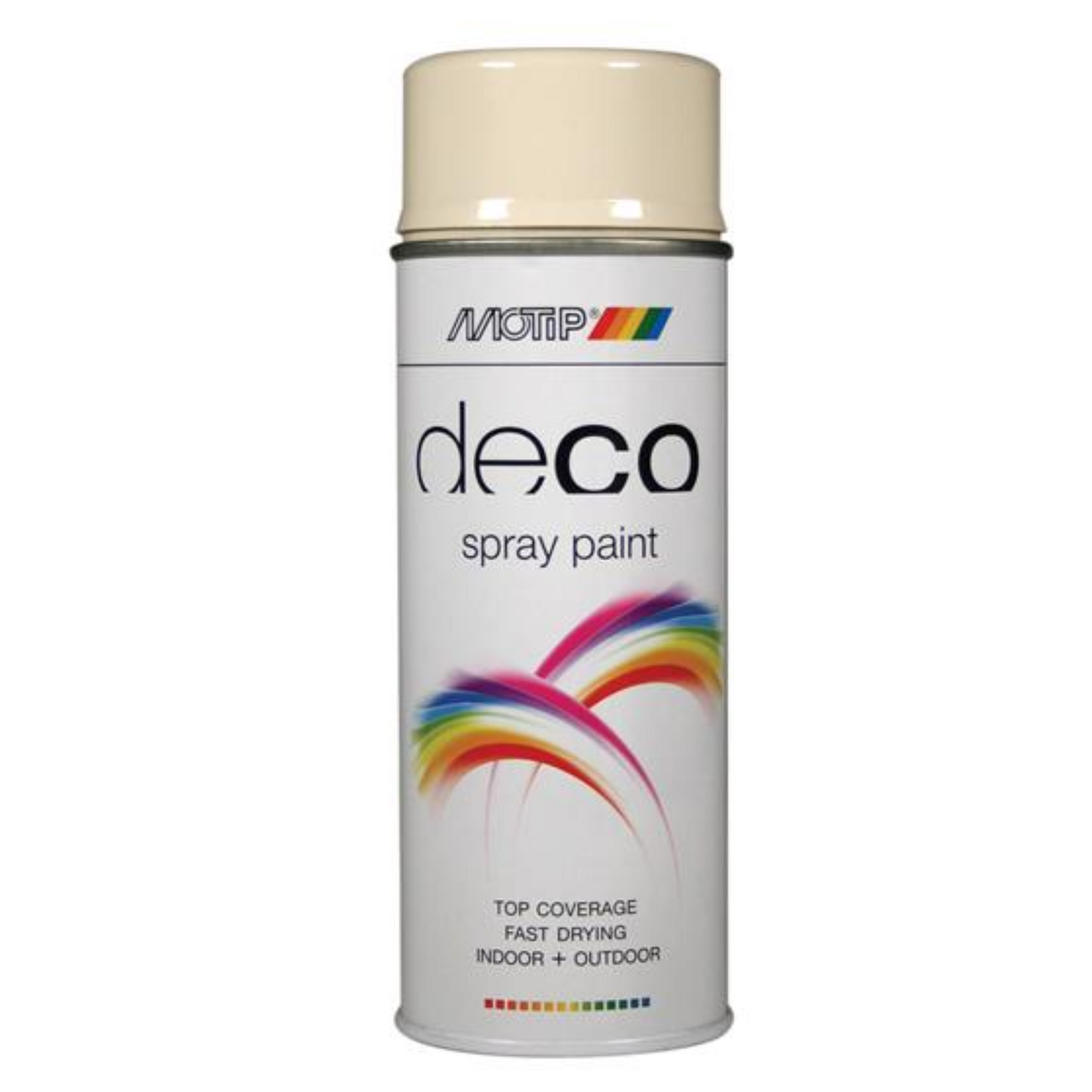 Motip Deco Spray High Gloss RAL 1013 Oyster White - 400ml