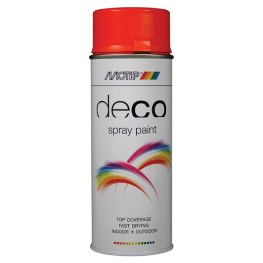 Motip Deco Spray High Gloss RAL 2004 Pure Orange - 400ml