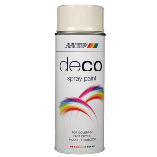 Motip Deco Spray High Gloss RAL 9002  Grey White - 400ml