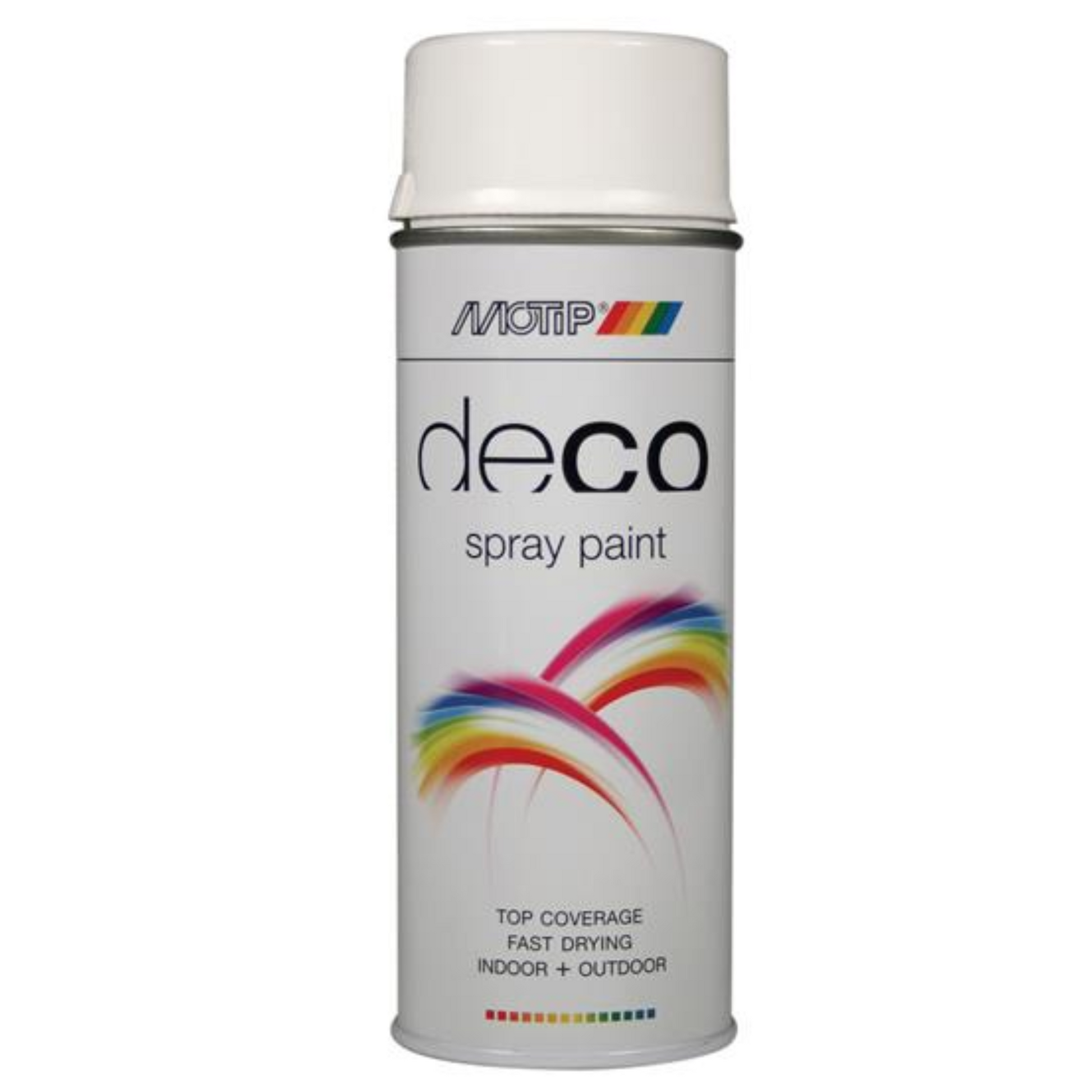 Motip Deco Spray High Gloss RAL 9006 Brilliant White  - 400ml