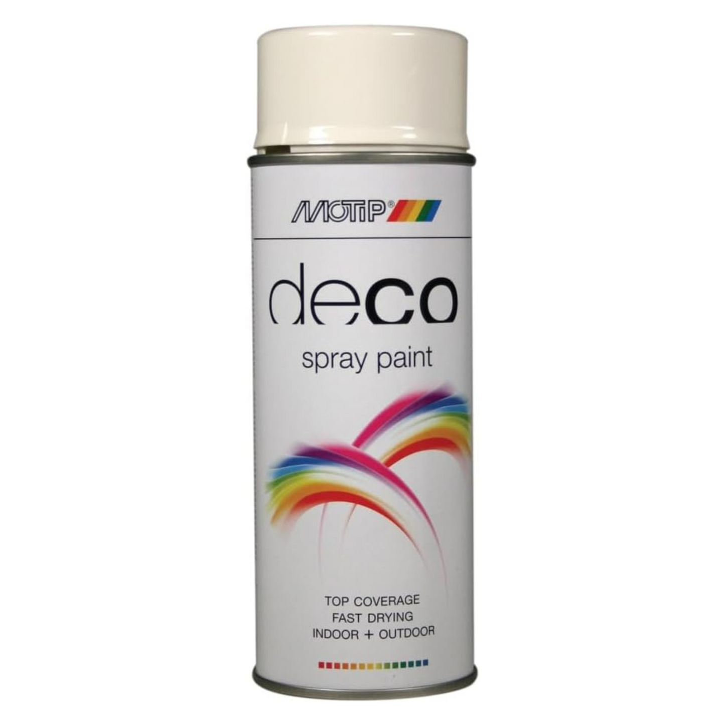 Motip Deco Spray High Gloss RAL 9010 White - 400ml