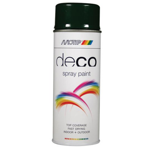 Motip Deco Spray High Gloss RAL 6009 Fir Green - 400ml