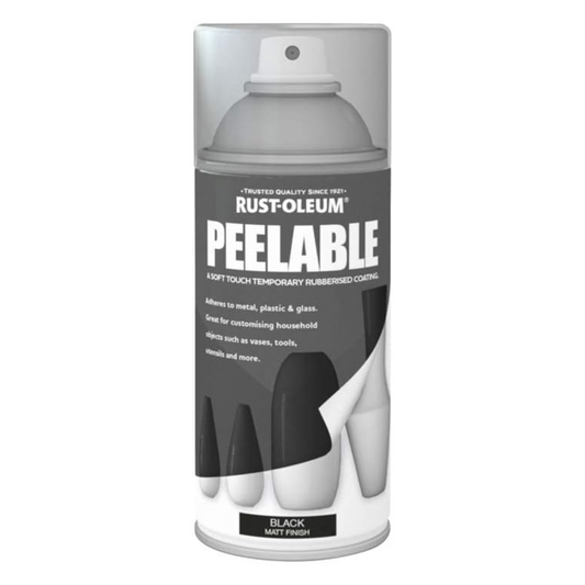 Rust-Oleum Peelable Paint Black- 150ml