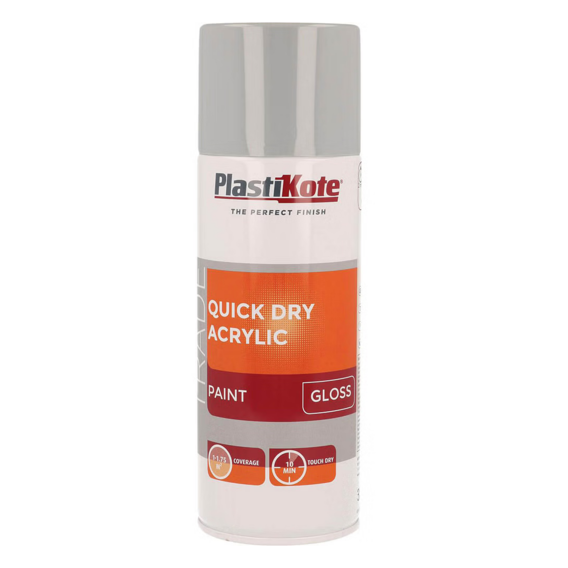 PlastiKote Quick Dry Acrylic Spray Gloss Grey