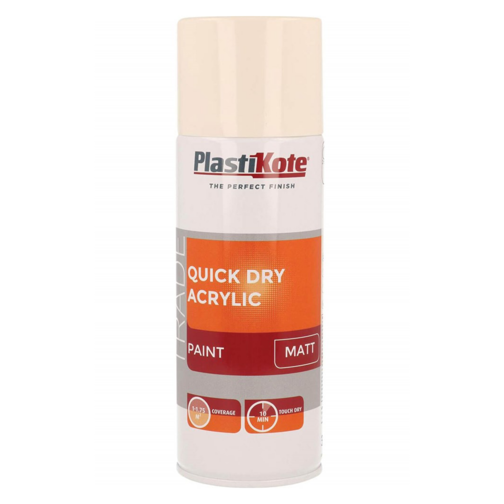 PlastiKote Quick Dry Acrylic Spray Matt Magnolia