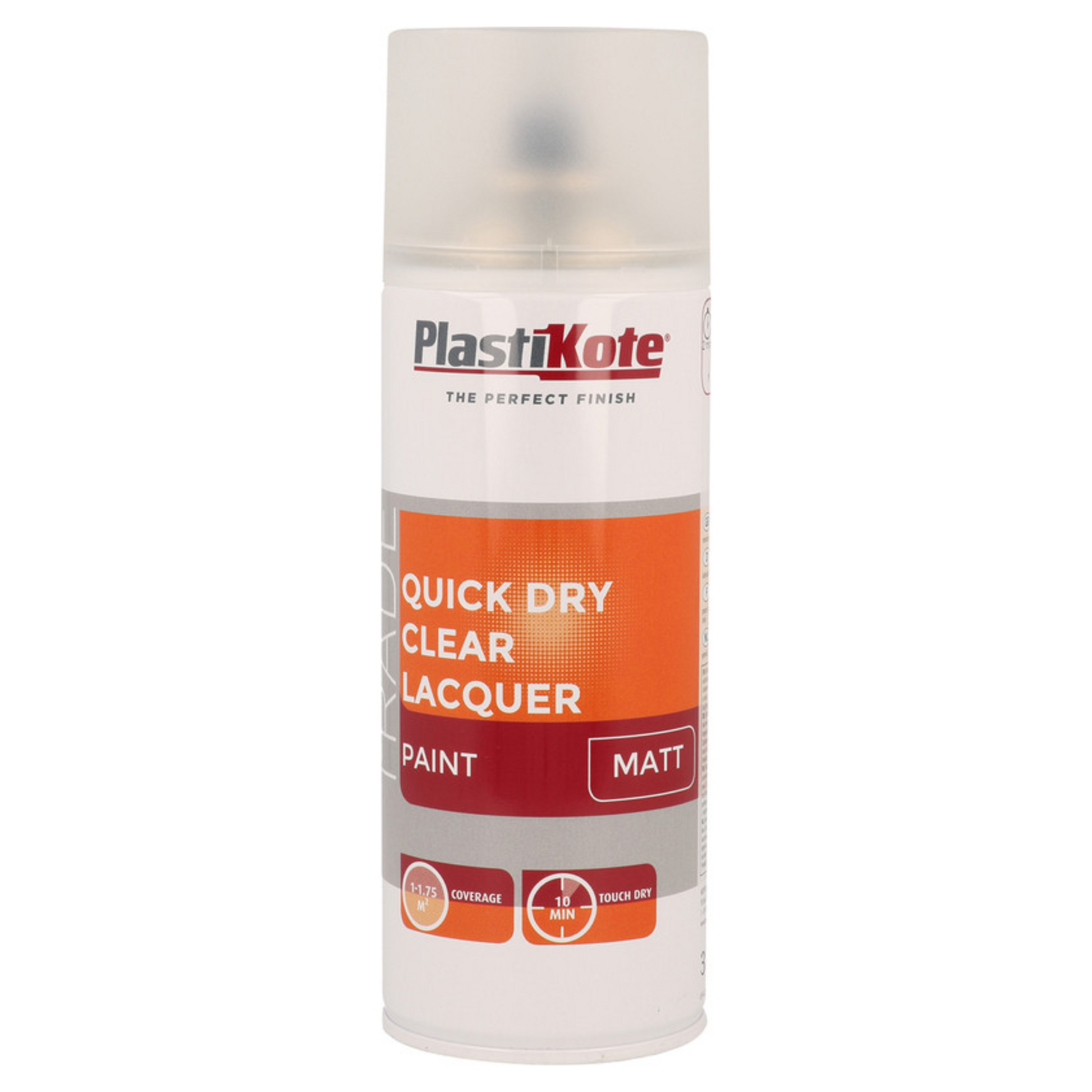 PlastiKote Trade Quick Dry Clear Lacquer Matt 400ml Andrews Aerosols plastikote-trade-quick-dry-clear-lacquer-matt-400ml-andrews-aerosols