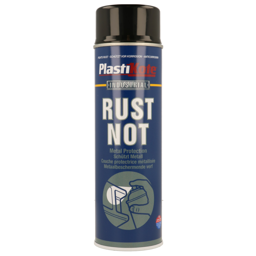 PlastiKote Rust Not Spray Gloss Black