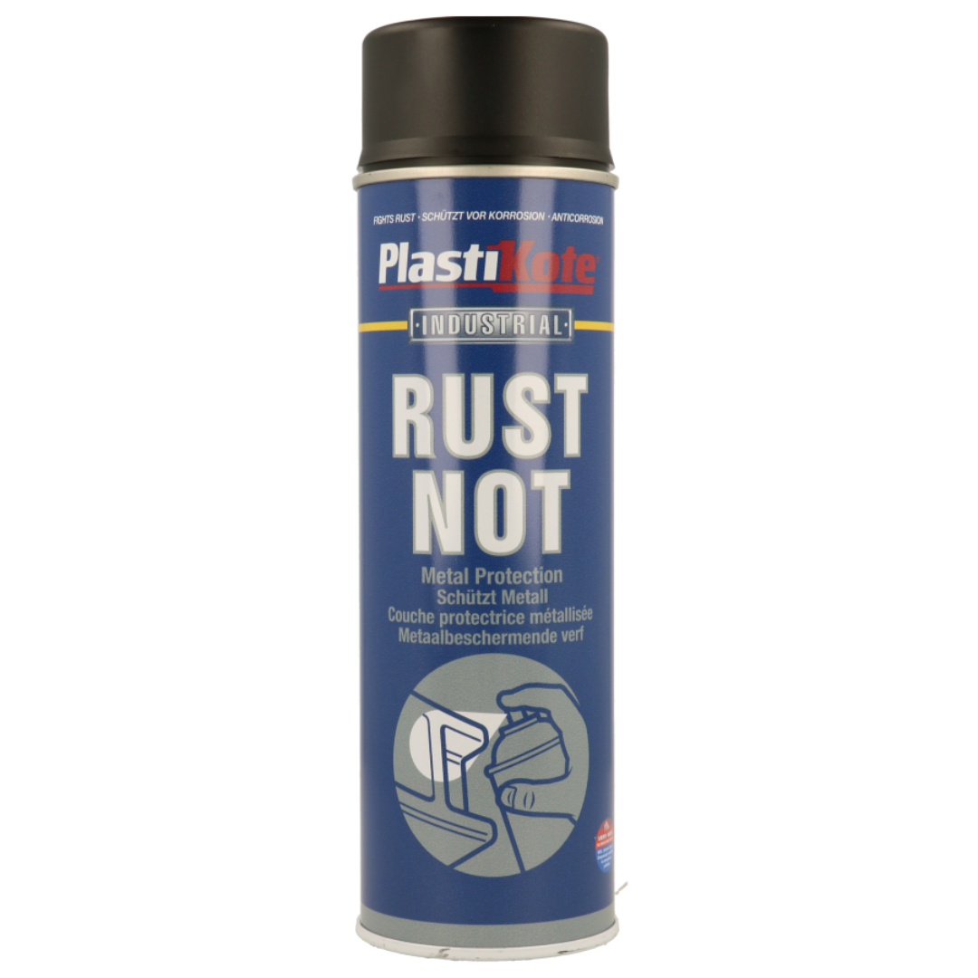 PlastiKote Rust Not Spray Matt Black