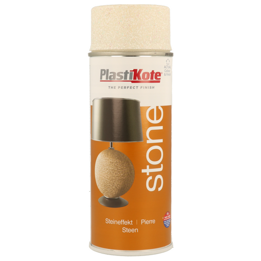 PlastiKote Stone Touch Spray Alabaster - 400ml