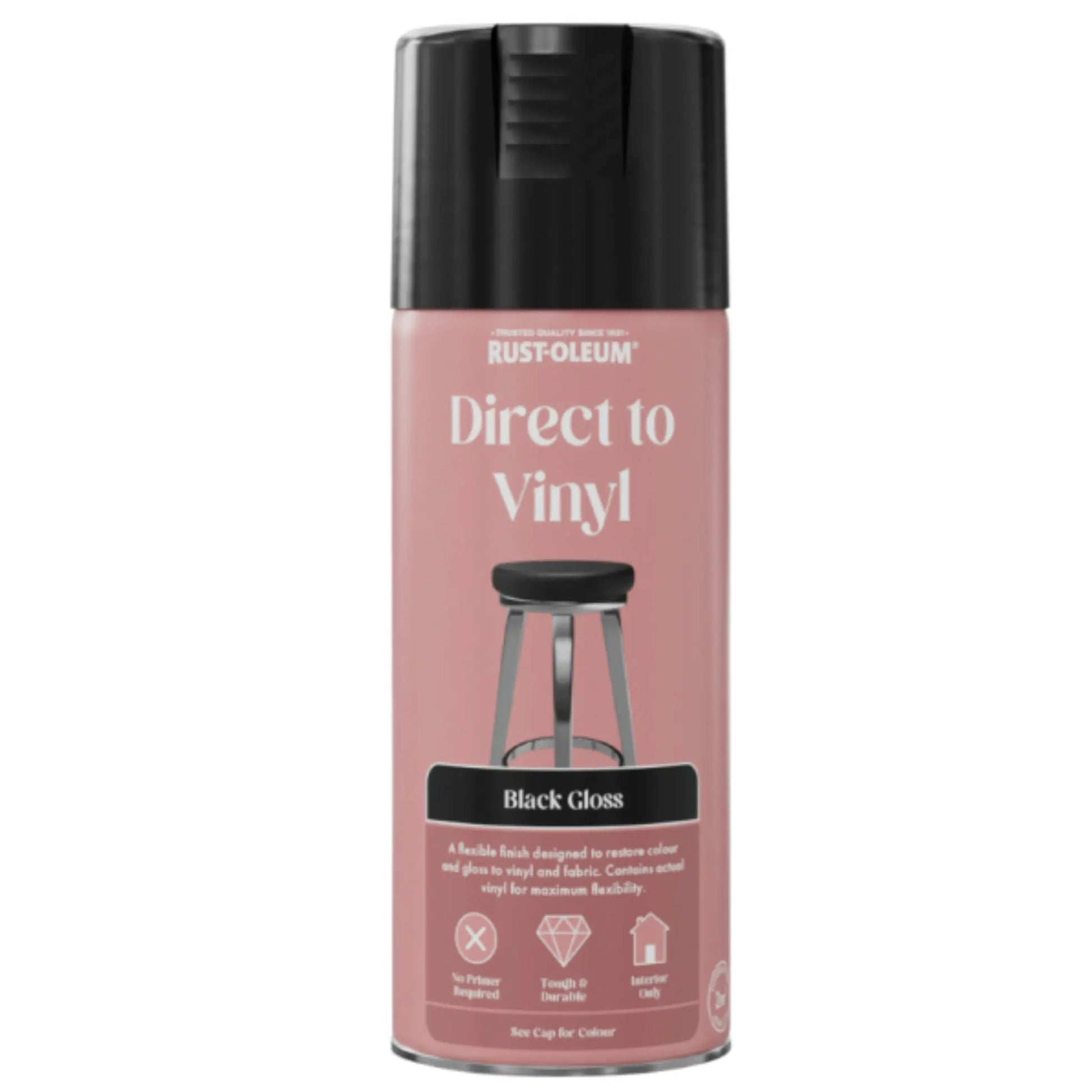 Rust-Oleum Direct to Vinyl spray can on a white background