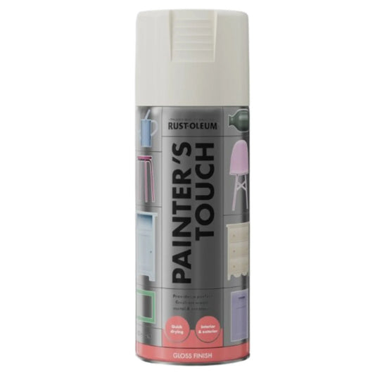 Rust-Oleum Painter's Touch spray paint can on a white background