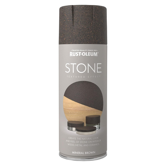 Rust-Oleum Textured Stone Mineral Brown - 400ml