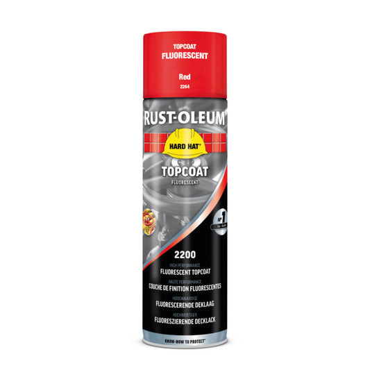 Rust-Oleum spray paint can on a white background