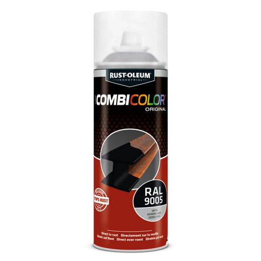 Rust-Oleum 7375 CombiColor Aerosols Black Satin - 400ml